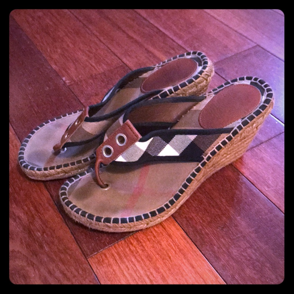 Burberry wedges
